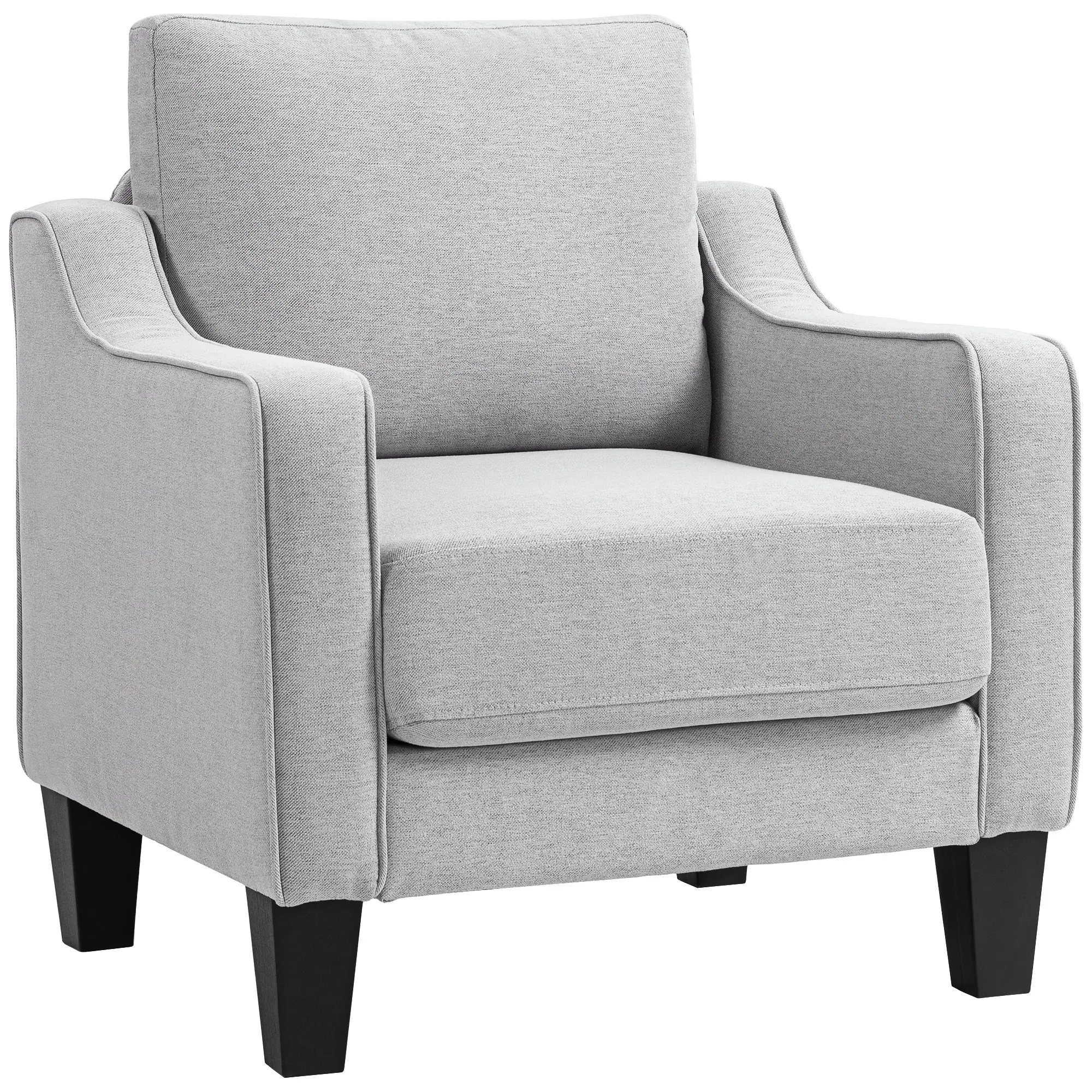 Кресло Homcom 83B-400V00LG (Light Grey) - 2