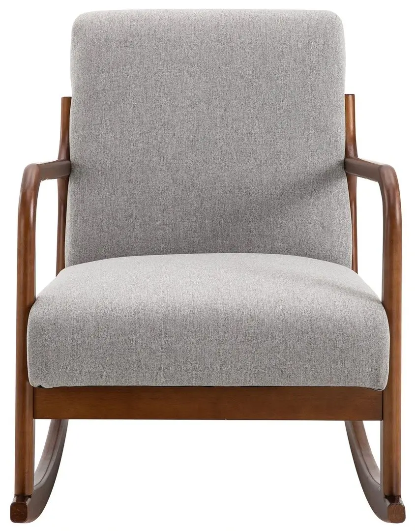 Fotoliu balansoar Homcom 833-861 64x86x80 cm (Grey/Oak)