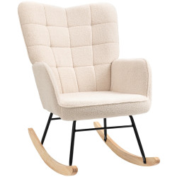 Кресло-качалка Homcom 839-613V00BG (Beige) Thumb