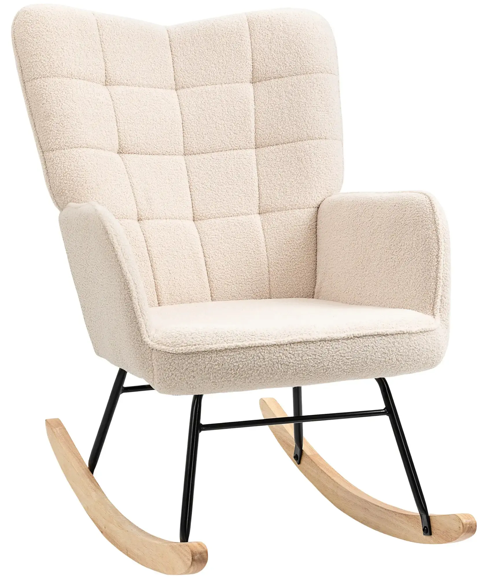 Кресло-качалка Homcom 839-613V00BG (Beige) - 2