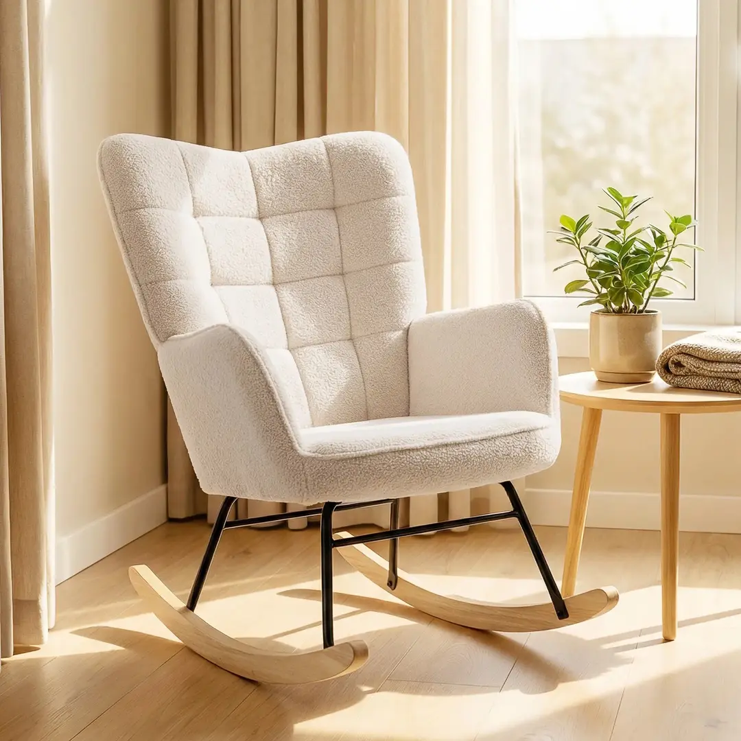 Кресло-качалка Homcom 839-613V00BG (Beige)