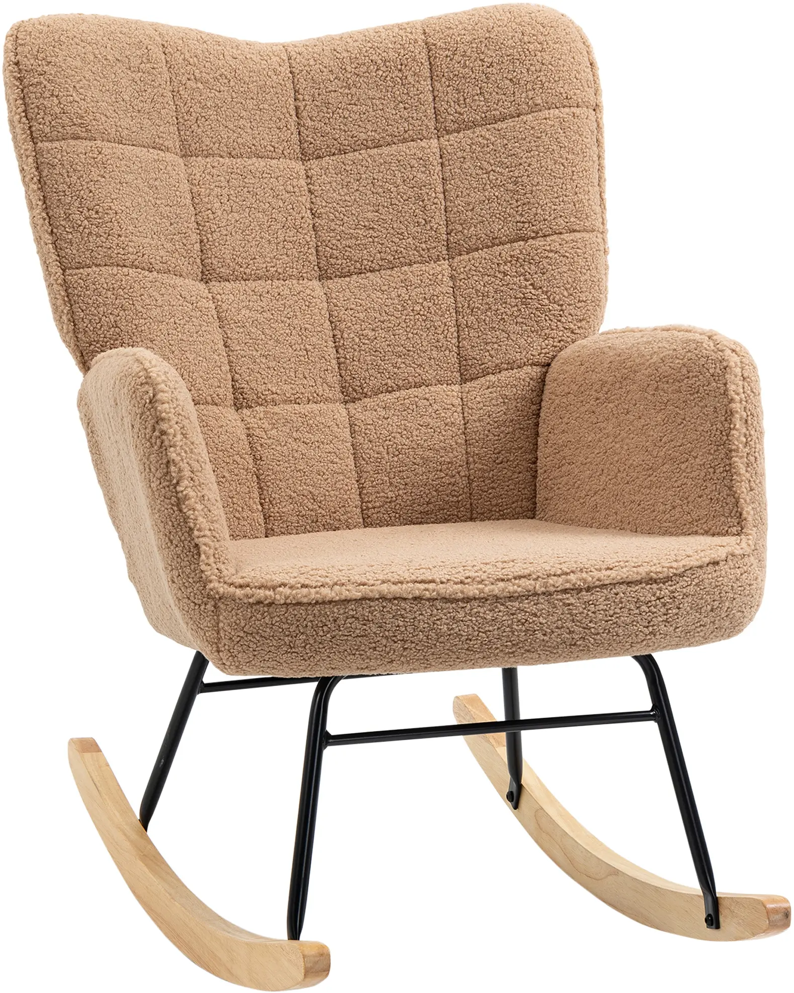 Fotoliu balansoar Homcom 839-613V00LR (Light Brown) - 2