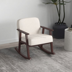 Кресло-качалка Homcom 839-783V00BG (Beige/Brown)