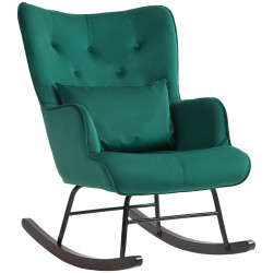 Кресло-качалка Homcom 839-969V00GN (Green) Thumb