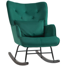 Кресло-качалка Homcom 839-969V00GN (Green) Thumb