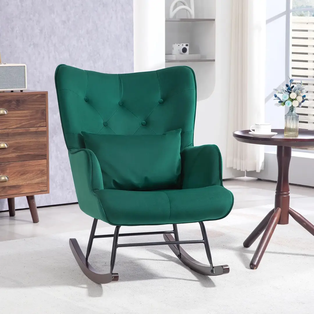 Кресло-качалка Homcom 839-969V00GN (Green)