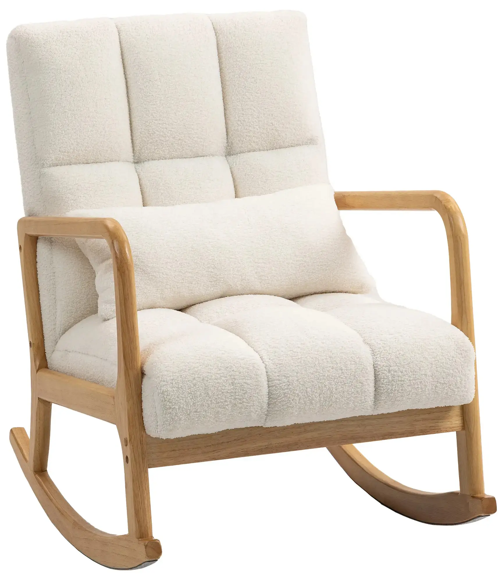 Fotoliu-balansoar Homcom 83B-442V00WT (White) - 2