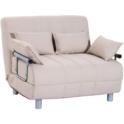 Fotoliu extensibil Homcom 833-079 102x82x81 cm (Cream) Thumb