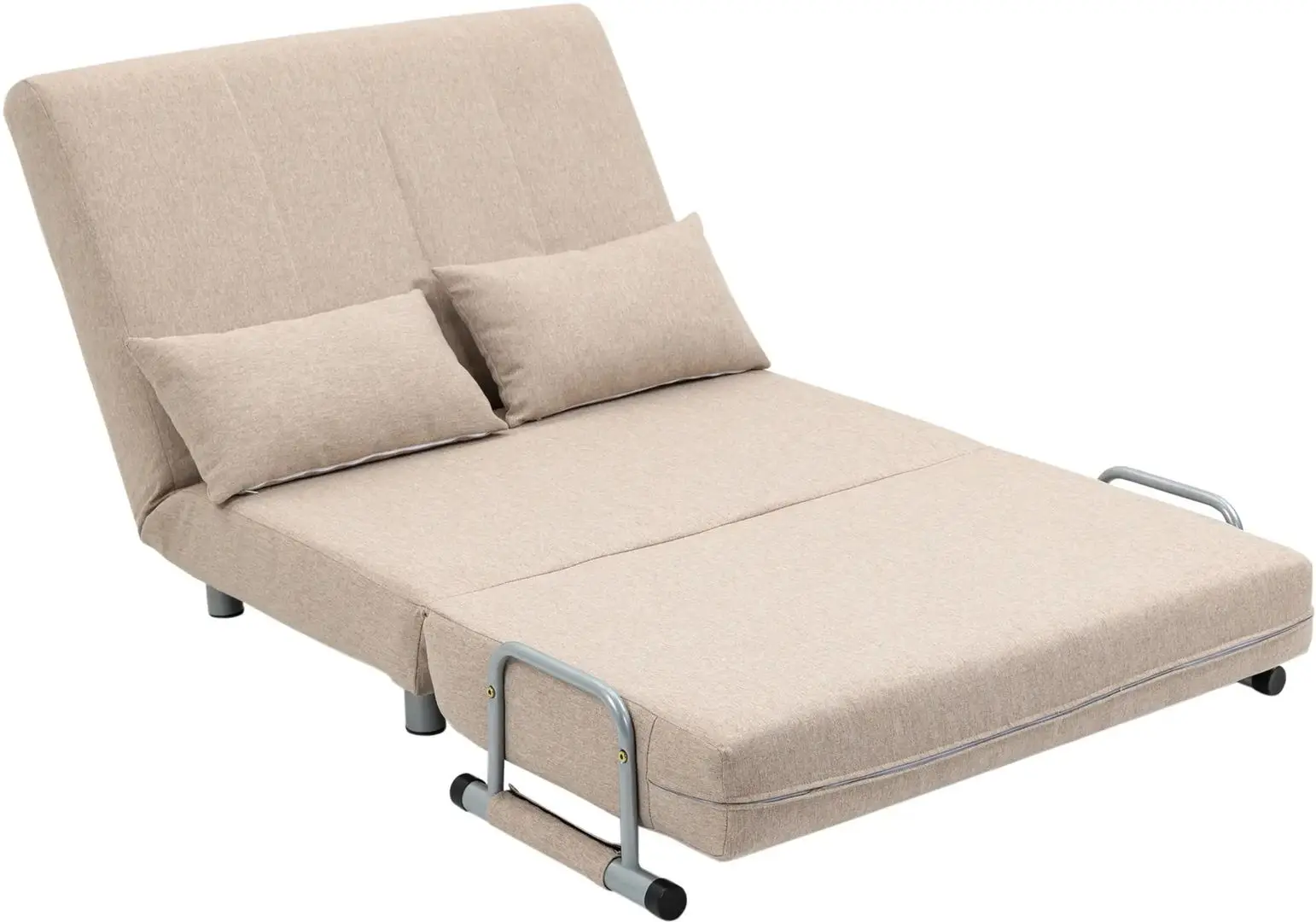 Fotoliu extensibil Homcom 833-079 102x82x81 cm (Cream)