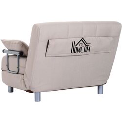 Fotoliu extensibil Homcom 833-079 102x82x81 cm (Cream) Thumb