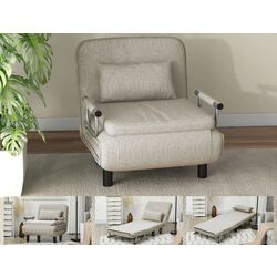 Кресло раскладное Homcom 839-736V00CG 72x78x83 cm (Dark Grey) Thumb