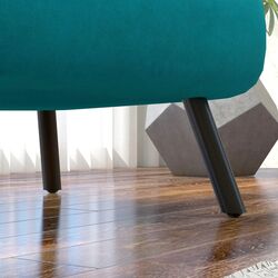 Fotoliu extensibil Homcom 839-834V00DB 63x73x81 cm (Dark Blue/Black/Oak) Thumb