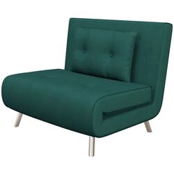 Fotoliu extensibil Homcom 839-893V01DG 83x88x100 cm (Dark Green) Thumb