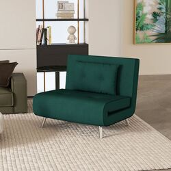 Кресло раскладное Homcom 839-893V01DG 83x88x100 cm (Dark Green)