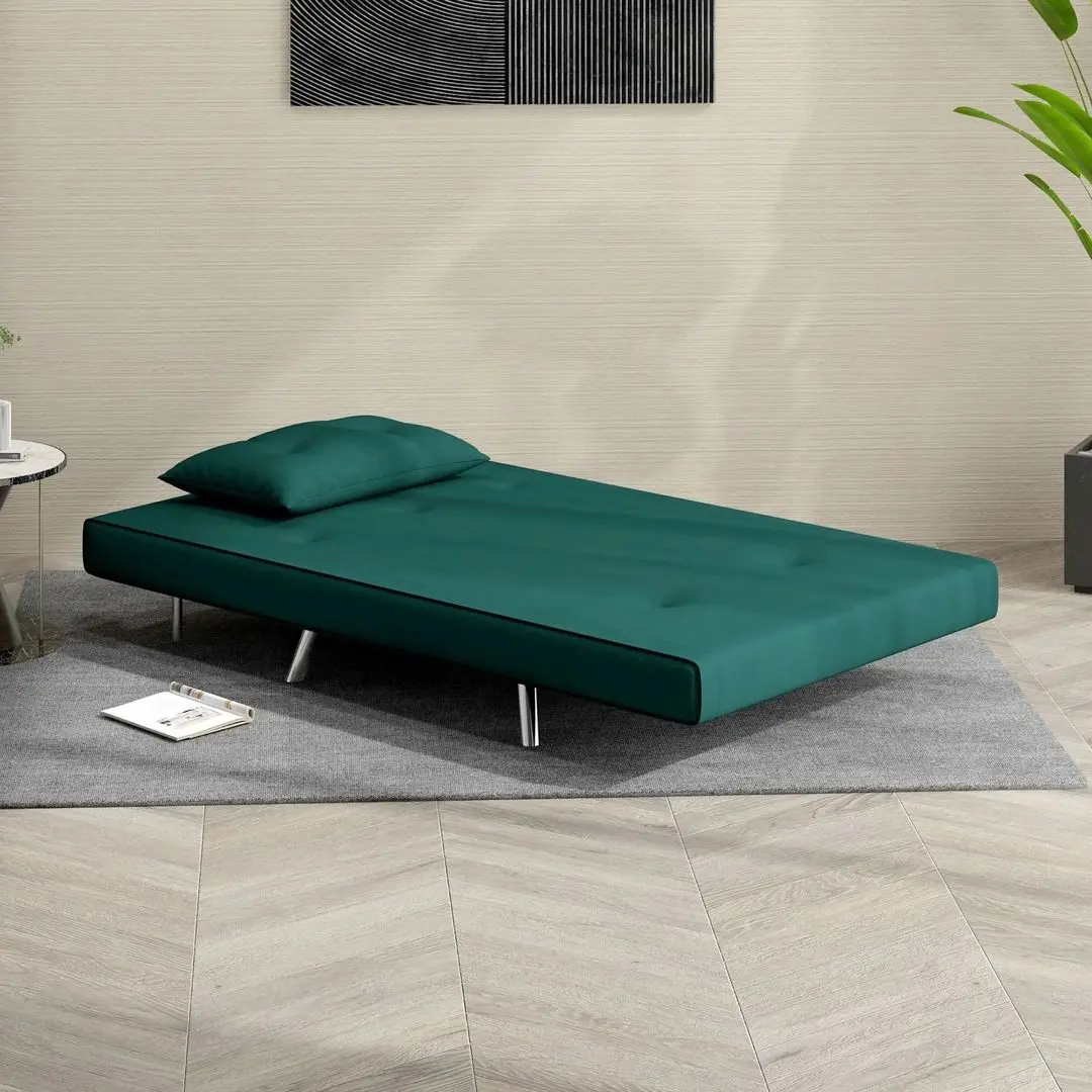 Fotoliu extensibil Homcom 839-893V01DG 83x88x100 cm (Dark Green)