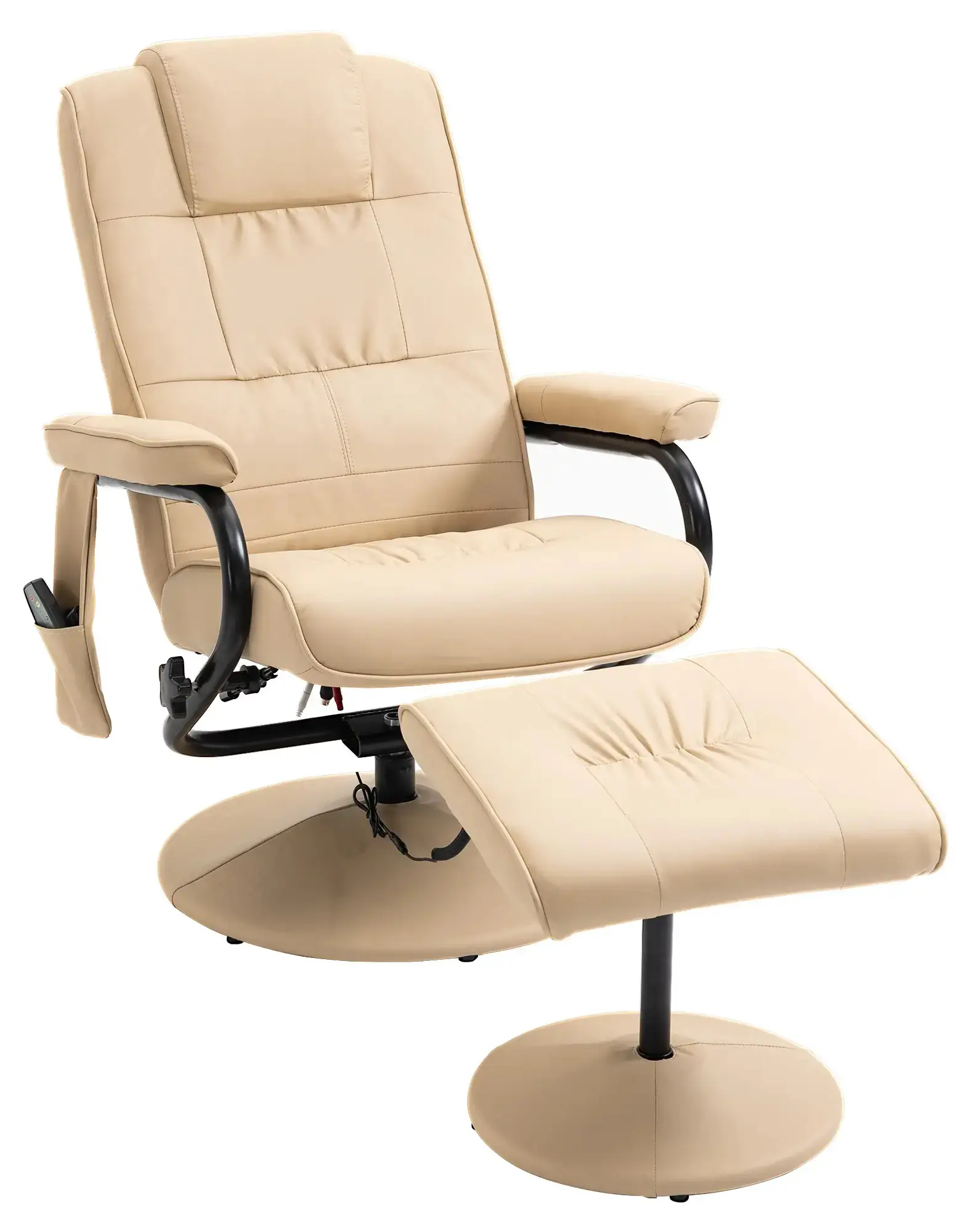 Fotoliu-recliner Homcom 700-037V01CW (Cream White) - 2