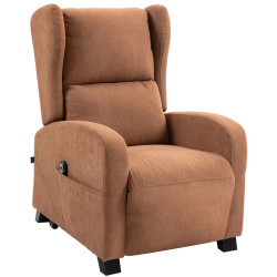 Fotoliu-recliner Homcom 700-130V90DR (Brown) Thumb