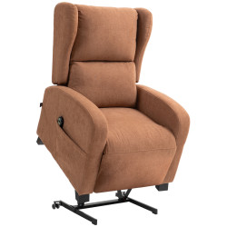 Fotoliu-recliner Homcom 700-130V90DR (Brown) Thumb