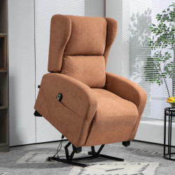 Fotoliu-recliner Homcom 700-130V90DR (Brown)