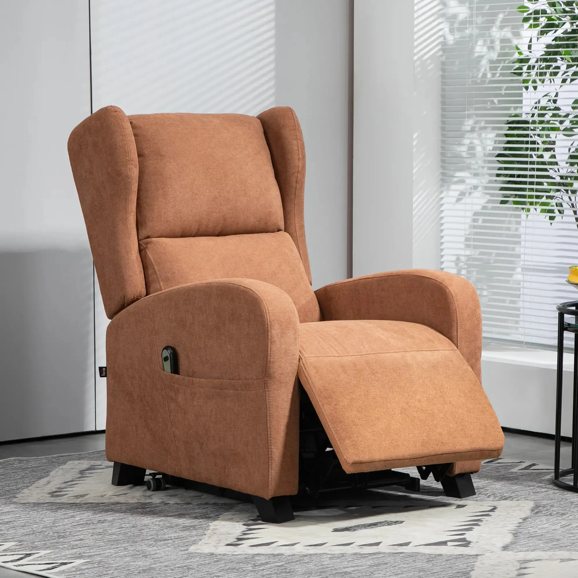 Fotoliu-recliner Homcom 700-130V90DR (Brown) - 7