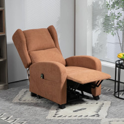 Fotoliu-recliner Homcom 700-130V90DR (Brown) Thumb