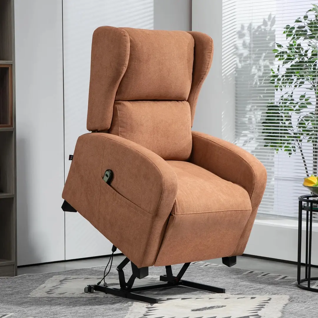 Fotoliu-recliner Homcom 700-130V90DR (Brown)