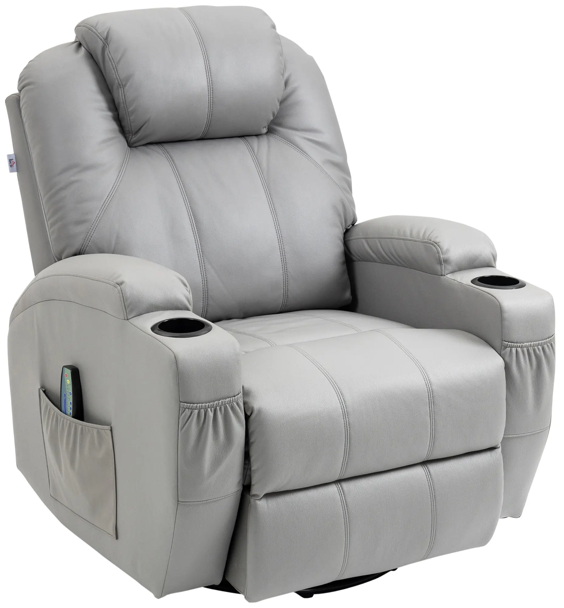 Кресло-реклайнер Homcom 700-166V90GY (Grey) - 2