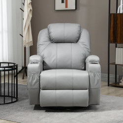Кресло-реклайнер Homcom 700-166V90GY (Grey) Thumb