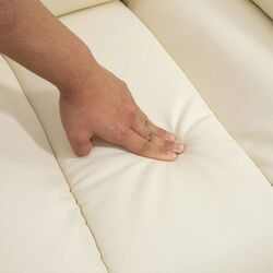 Fotoliu recliner Homcom 713-013V91CW 93x96x105 cm (Cream) Thumb