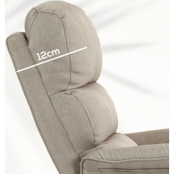 Fotoliu-recliner Homcom 713-042V90BG (Beige) Thumb