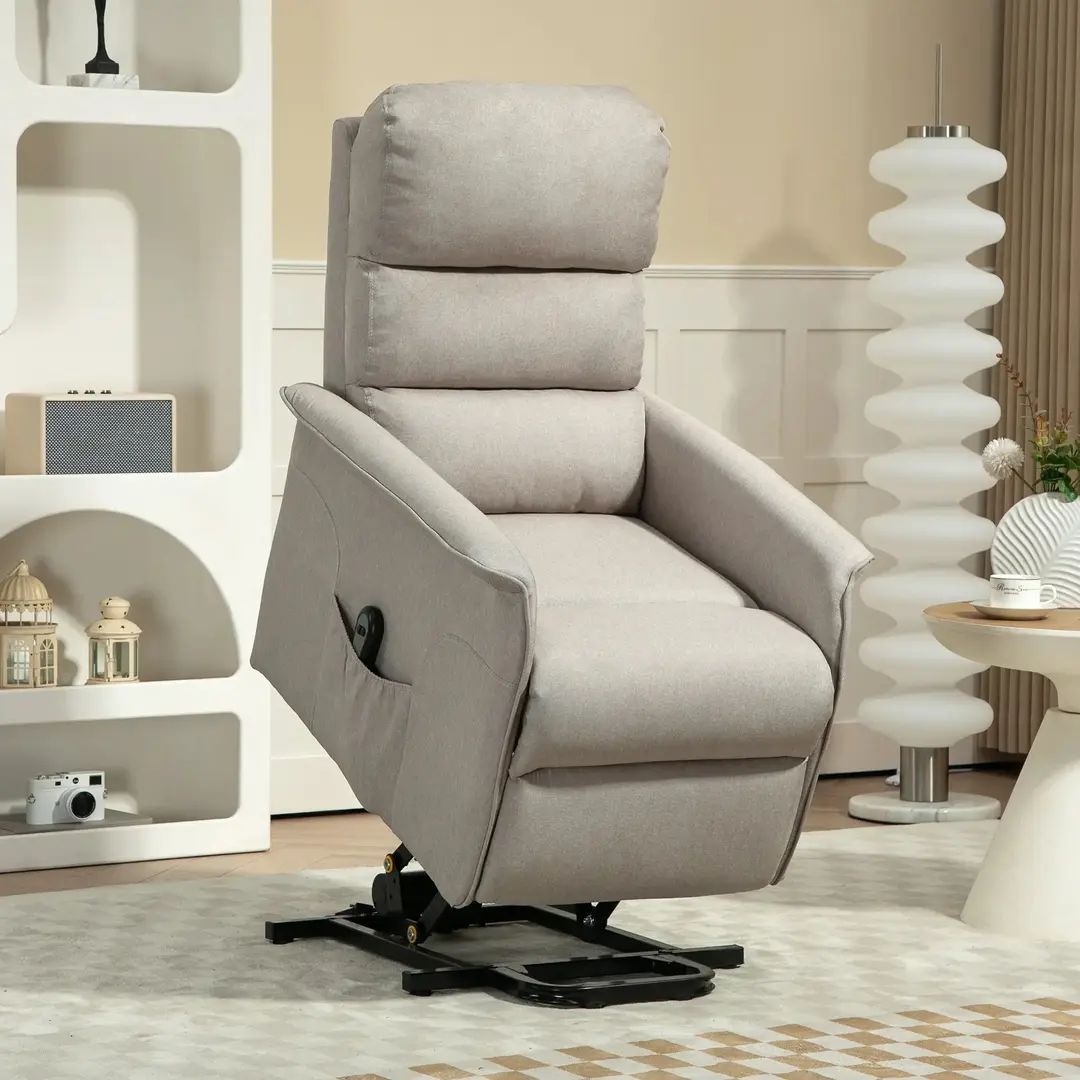 Fotoliu-recliner Homcom 713-042V90BG (Beige)