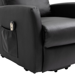 Fotoliu-recliner Homcom 713-066V90 (Black) Thumb