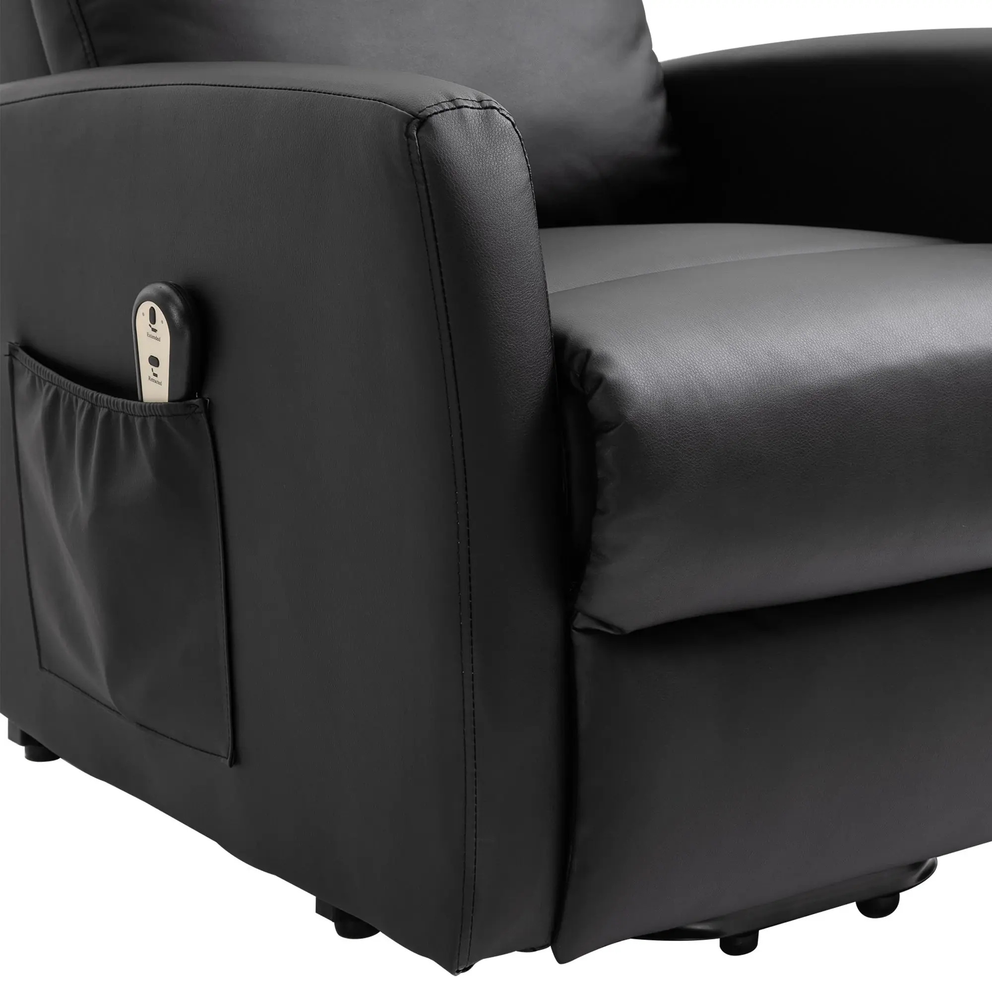 Fotoliu-recliner Homcom 713-066V90 (Black) - 5