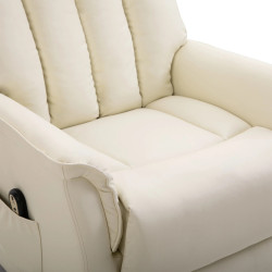 Fotoliu-recliner Homcom 713-067V91CW (Cream White) Thumb