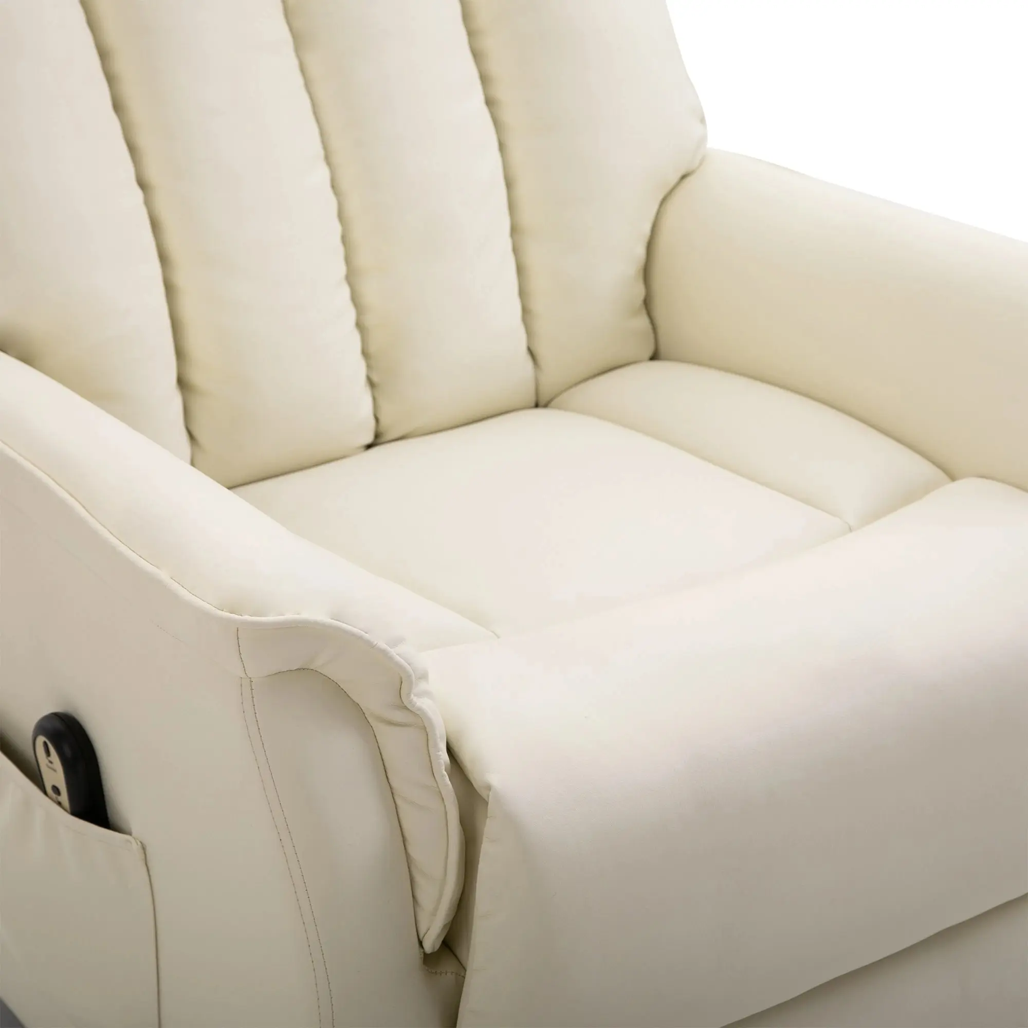 Fotoliu-recliner Homcom 713-067V91CW (Cream White) - 6