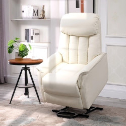 Fotoliu-recliner Homcom 713-067V91CW (Cream White) Thumb