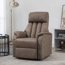 Fotoliu-recliner Homcom 713-082V91BN 75x93x110 cm (Brown)