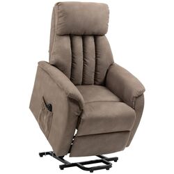 Fotoliu-recliner Homcom 713-082V91BN 75x93x110 cm (Brown) Thumb