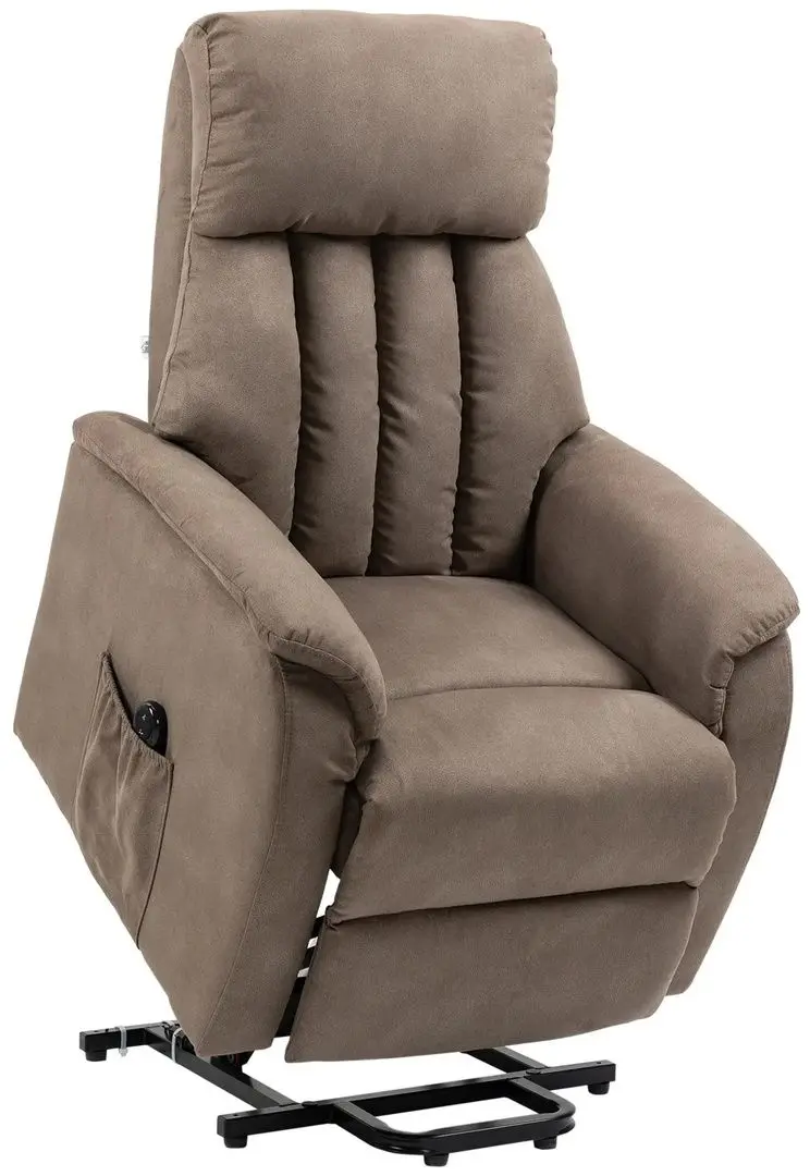 Fotoliu-recliner Homcom 713-082V91BN 75x93x110 cm (Brown)