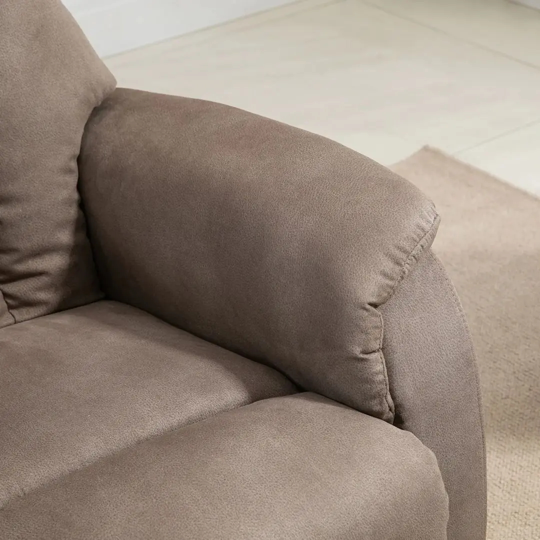 Fotoliu-recliner Homcom 713-082V91BN 75x93x110 cm (Brown)