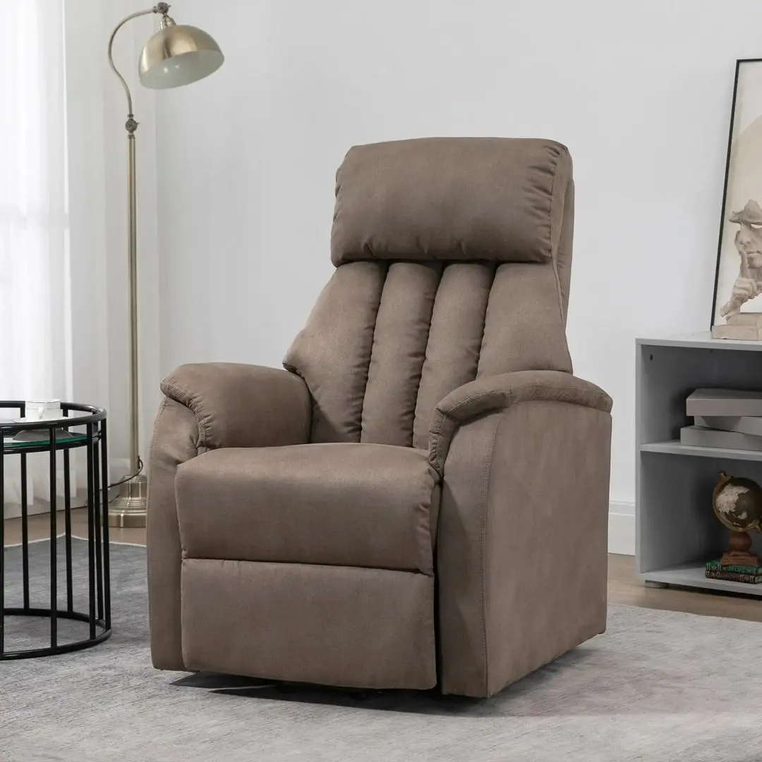 Fotoliu-recliner Homcom 713-082V91BN 75x93x110 cm (Brown)