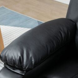 Fotoliu-recliner Homcom 713-092V90BK 76x90x105 cm (Black) Thumb