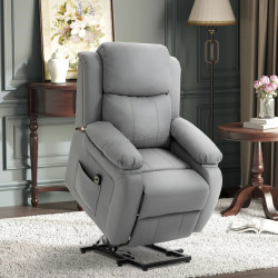 Fotoliu-recliner Homcom 713-092V90GY (Grey)