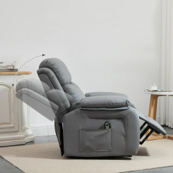 Fotoliu-recliner Homcom 713-092V90GY (Grey) Thumb