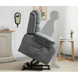 Fotoliu-recliner Homcom 713-092V90GY (Grey) Thumb
