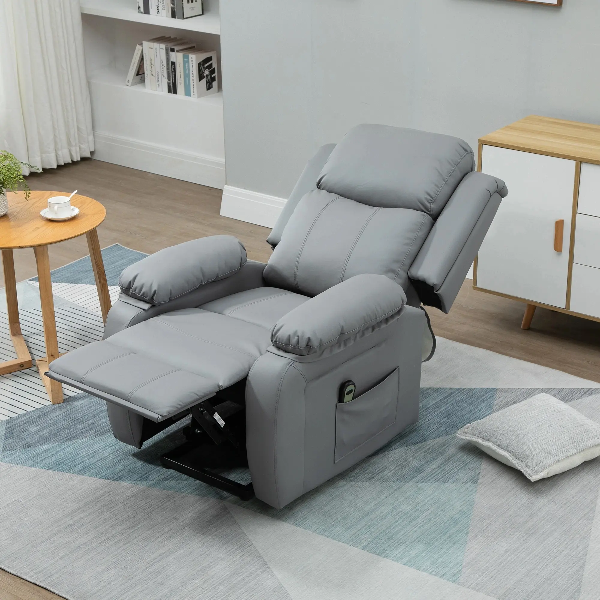 Fotoliu-recliner Homcom 713-092V90GY (Grey) - 7