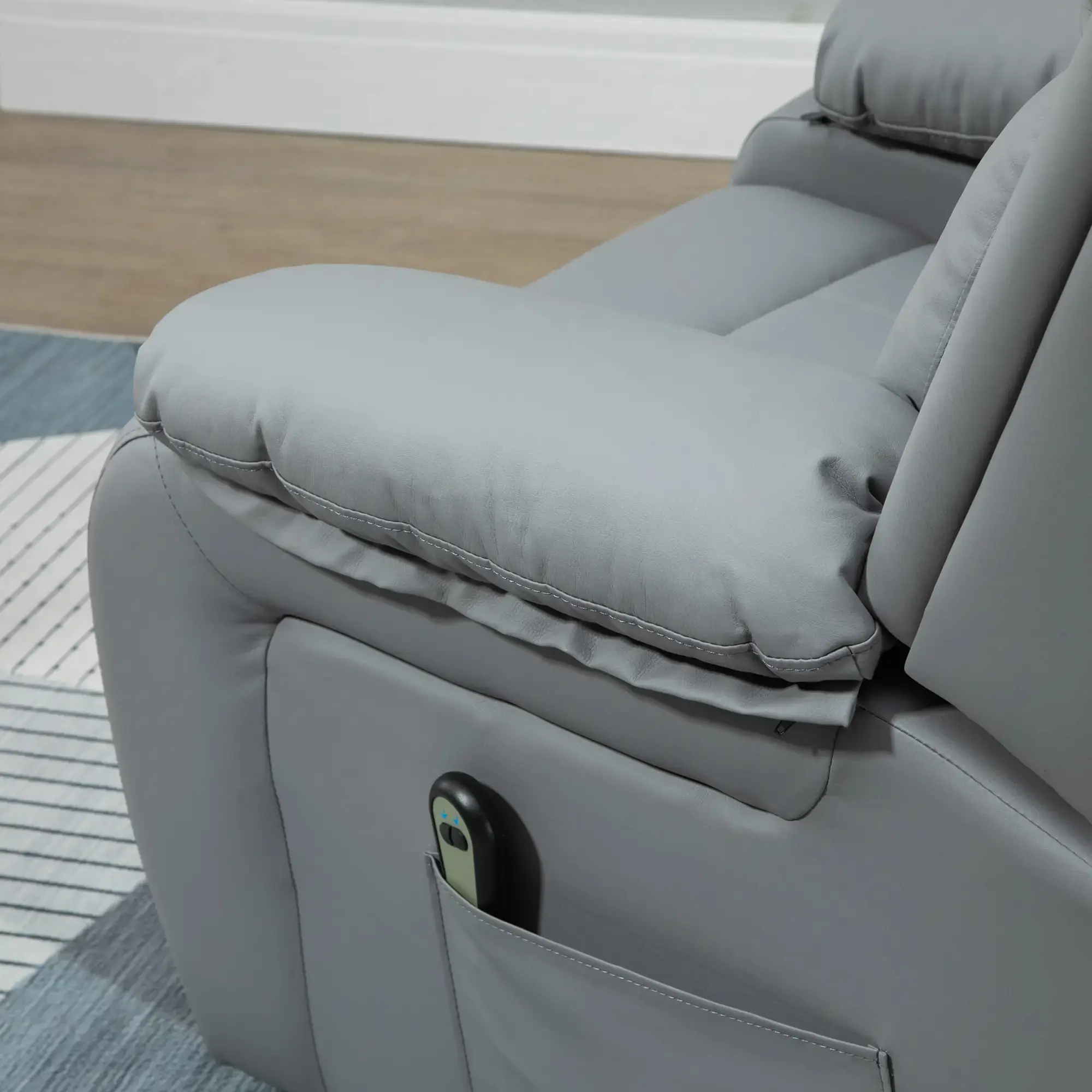 Fotoliu-recliner Homcom 713-092V90GY (Grey) - 9