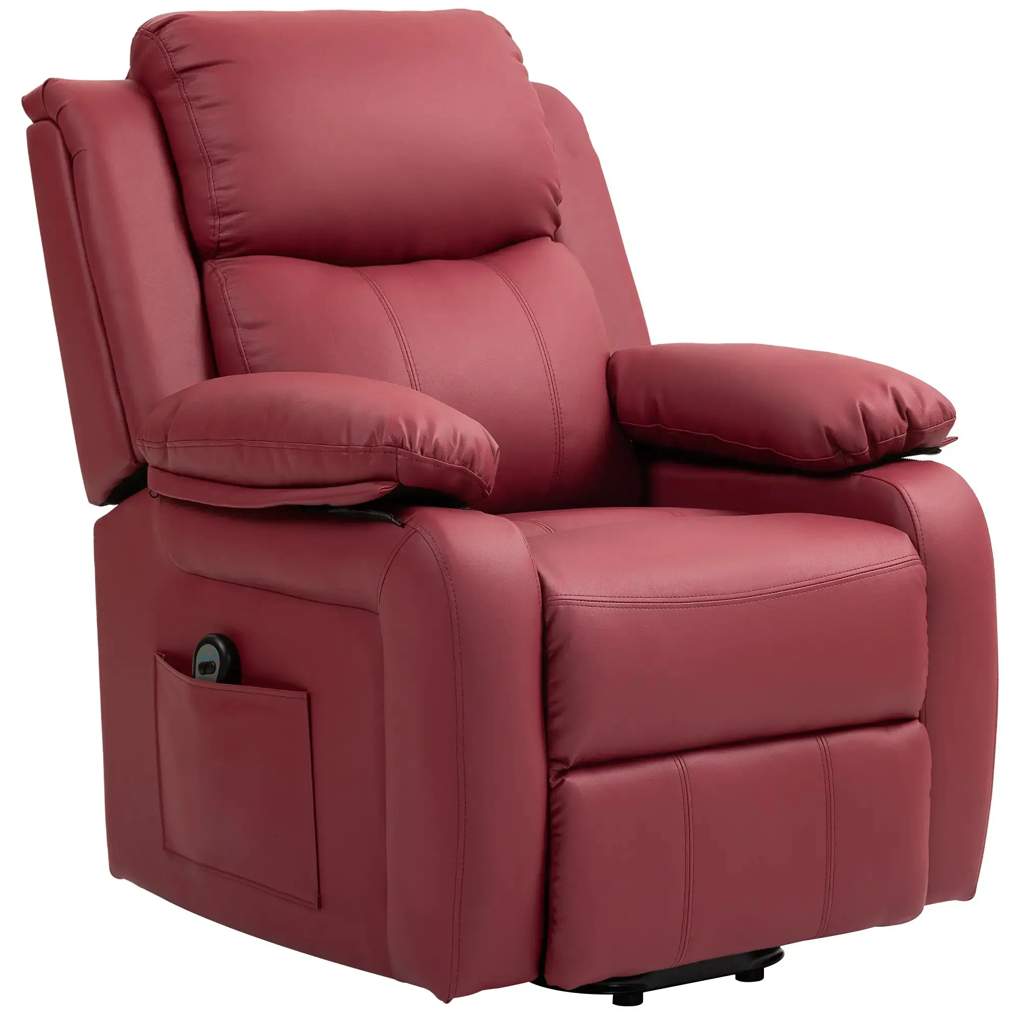 Fotoliu-recliner Homcom 713-092V90WR (Wine Red) - 2