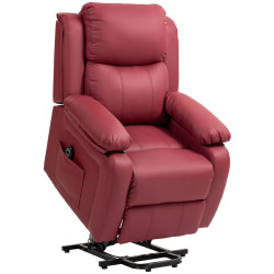 Fotoliu-recliner Homcom 713-092V90WR (Wine Red) Thumb