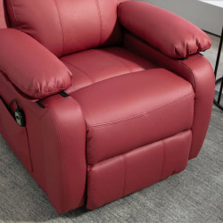 Fotoliu-recliner Homcom 713-092V90WR (Wine Red) Thumb